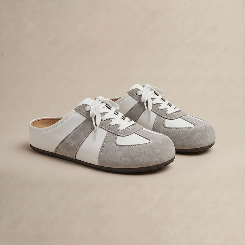 Men Shoes Type - Men's Mule Shoes Sports Round Toe