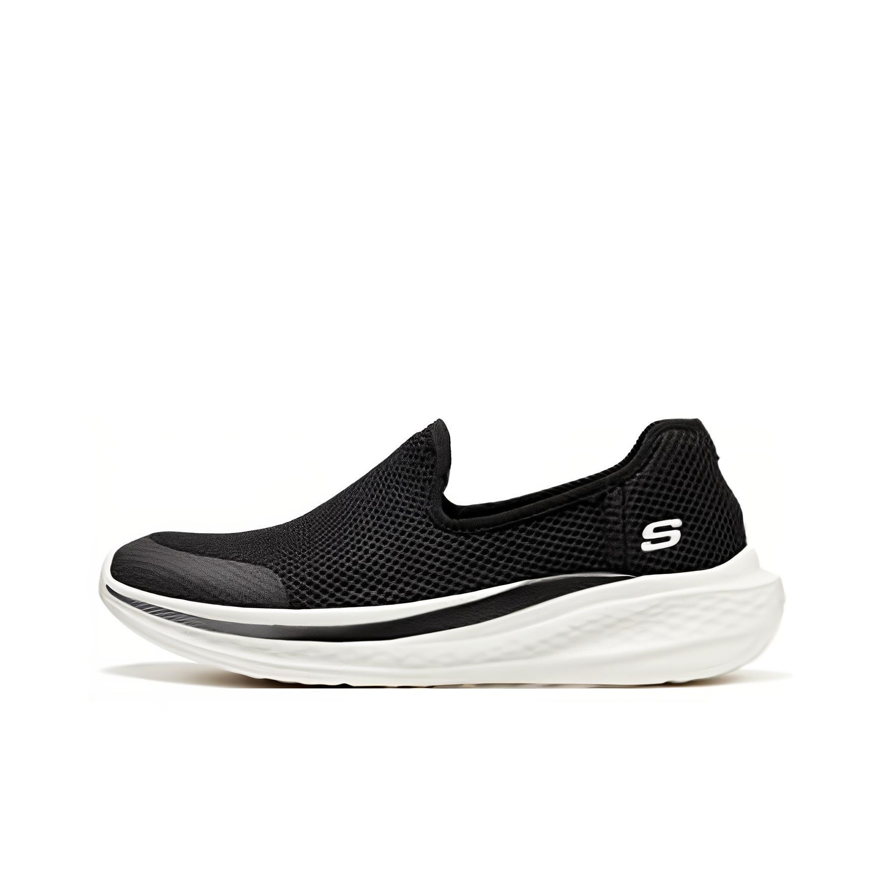 Men Shoes Black - Skechers SLADE Low top Casual Shoes