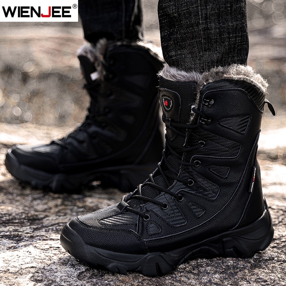Winter Waterproof Men Boots Pl - Men Shoes Type ulasan dan harga