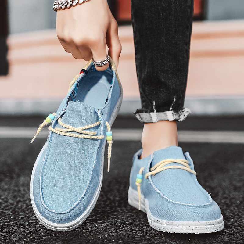 Spring Summer Blue Men's Casua - Men'S Shoes Navy Blue ulasan dan harga