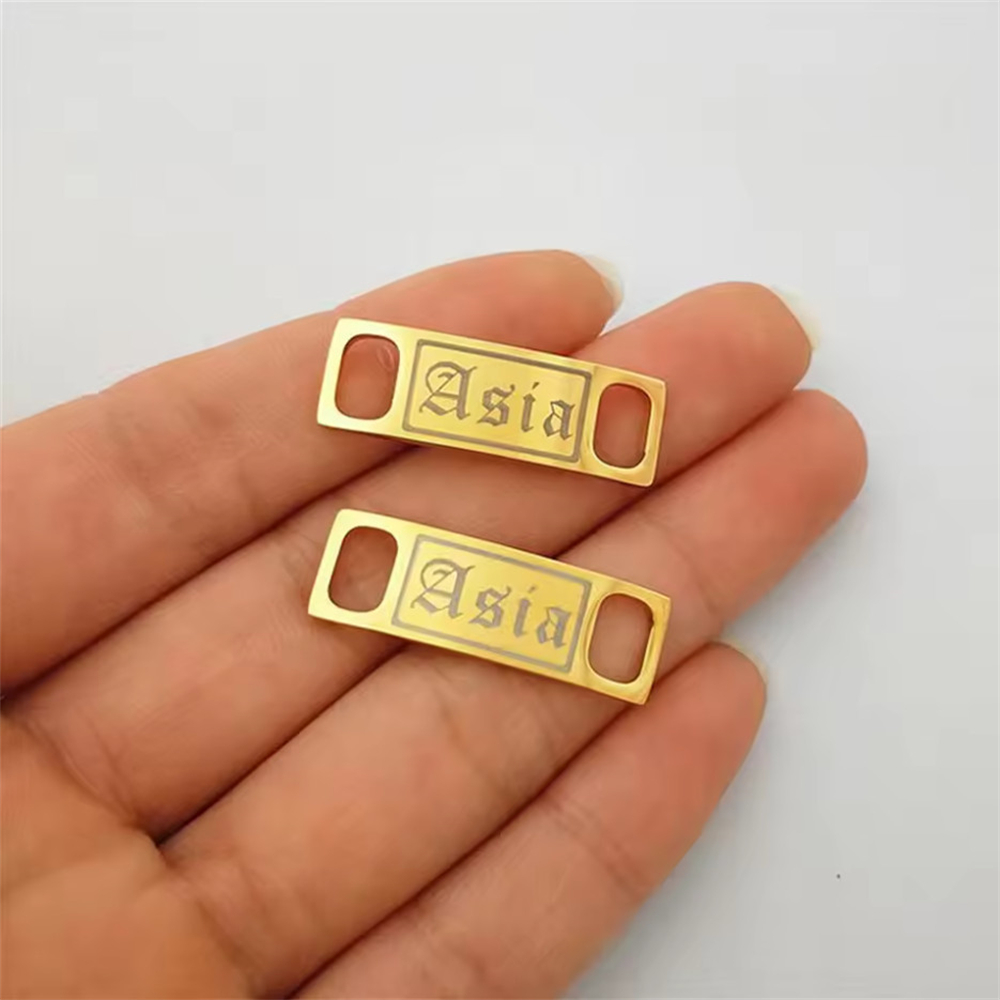 2Pcs Custom Name Shoe Buckle E - Men Shoes Name ulasan dan harga