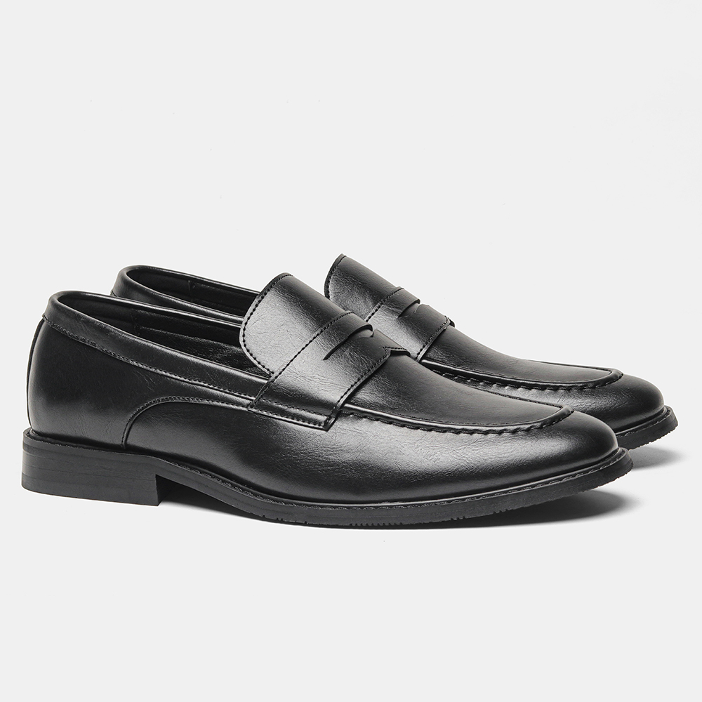 Men's Black Penny Loafers Clas - Men'S Shoes Hugo Boss ulasan dan harga
