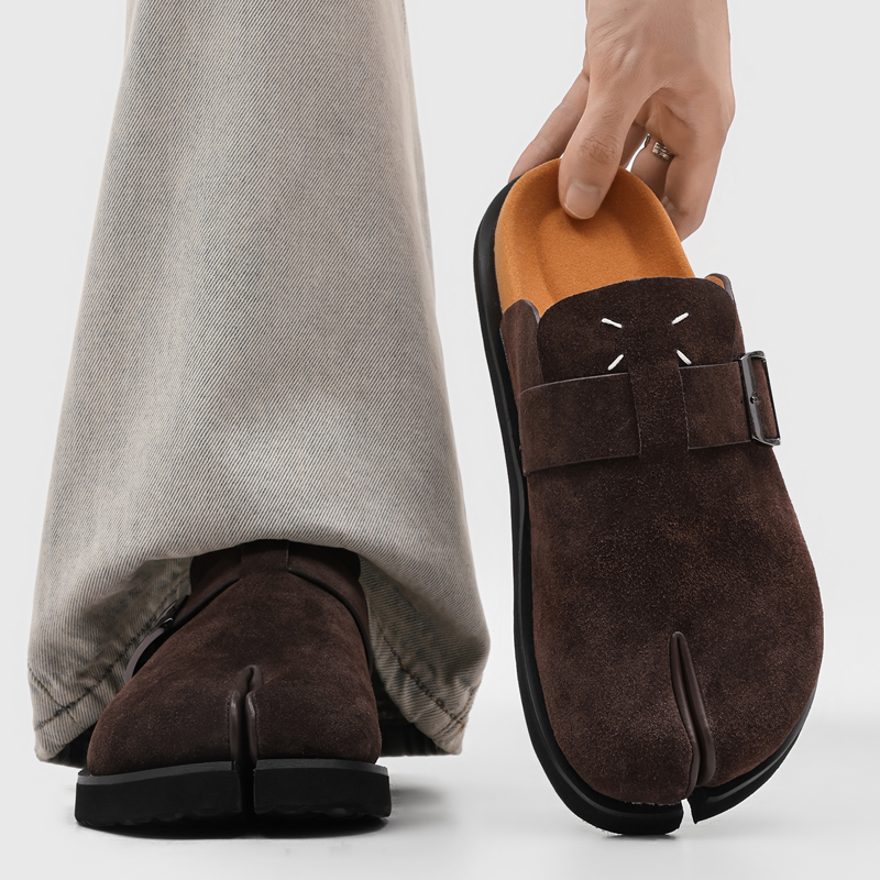 New Trendy Men Split-toe Mule  - Men'S Shoes Quality ulasan dan harga