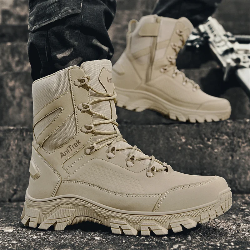 New Men Tactical Boots Hunting - Men Shoes Brands ulasan dan harga