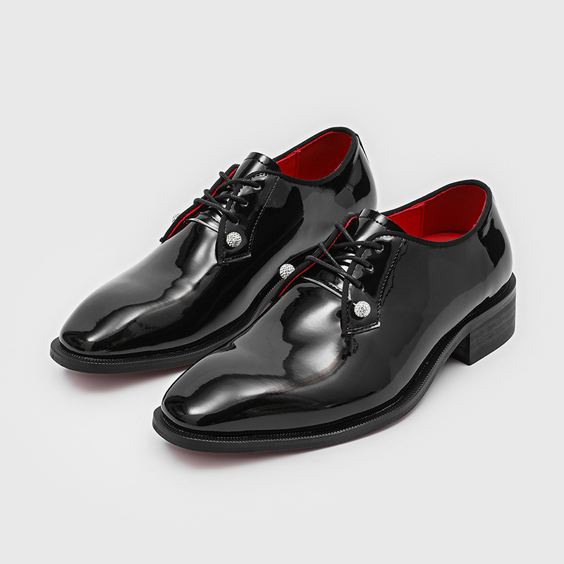 Luxury Patent Leather Derbys D - Men Shoes Type ulasan dan harga