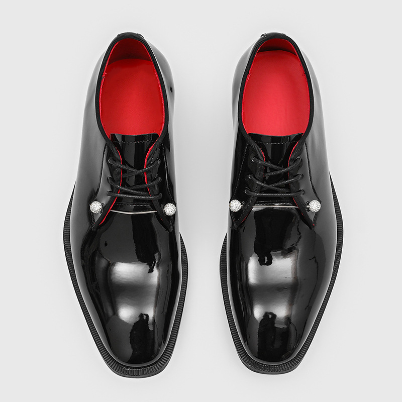 Luxury Patent Leather Derbys D - Men Shoes Type ulasan dan harga