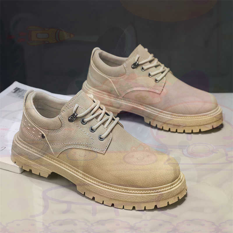 Dark Natural Leather Fashion T - Men Shoes Name ulasan dan harga