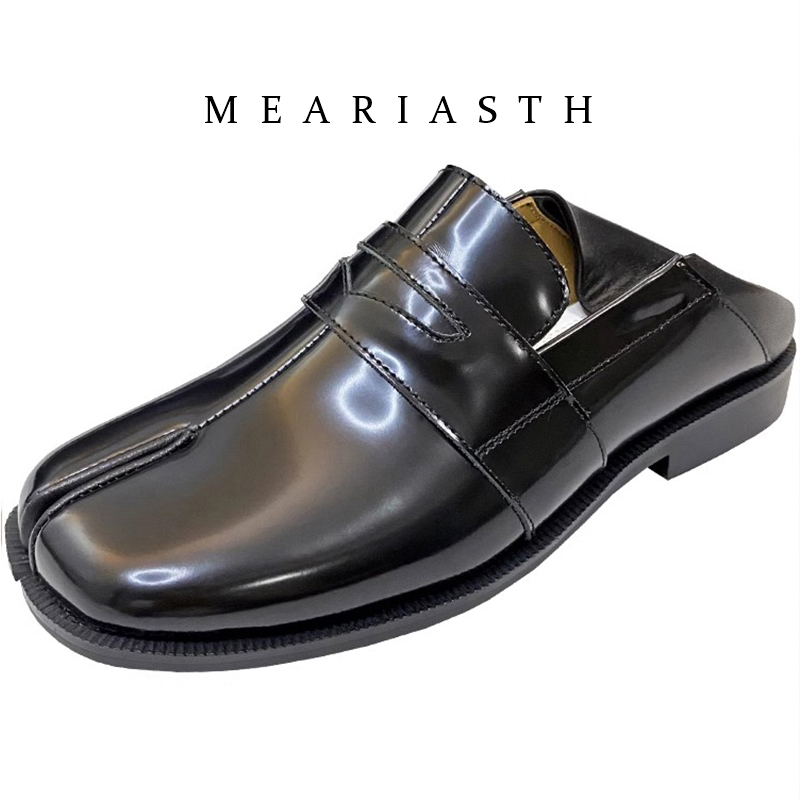 black Tabi Shoes Split Toe Pat - Men'S Shoes Hugo Boss ulasan dan harga