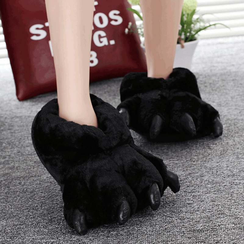 Size 35-43 Black Animal Paw Sh - Men Shoes Black ulasan dan harga