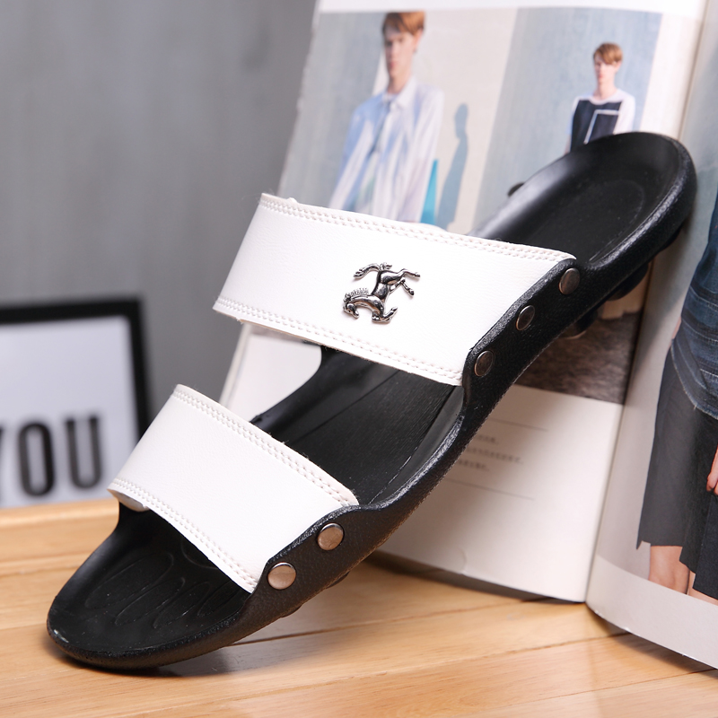 HKDQ Hot Sale Designer Slipper - Men'S Shoes Navy Blue ulasan dan harga