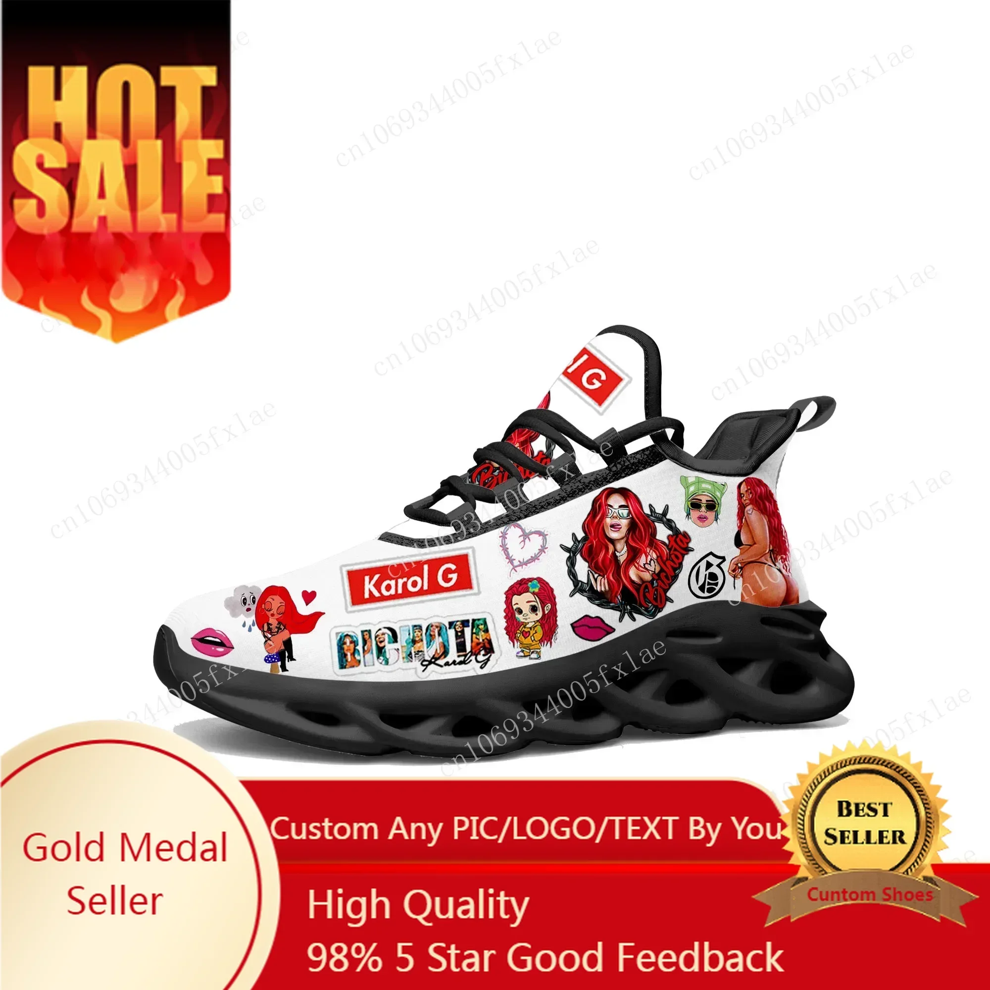 Karol G Bichota Flats Sneakers - Men Shoes Black ulasan dan harga