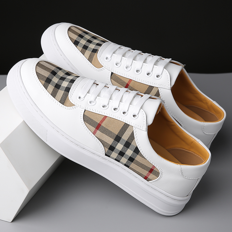 Men Plaid Patchwork Skateboard - Men Shoes Dior ulasan dan harga