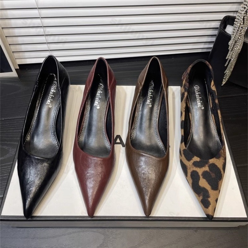 Women's High Heels Patent Leat - Dress Shoe Pointed ulasan dan harga