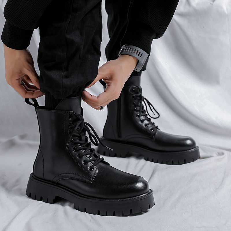 Men Luxury Fashion Genuine Lea - Men Shoes Black ulasan dan harga