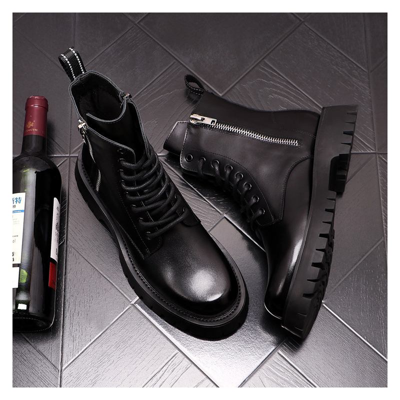 Men Luxury Fashion Genuine Lea - Men Shoes Black ulasan dan harga