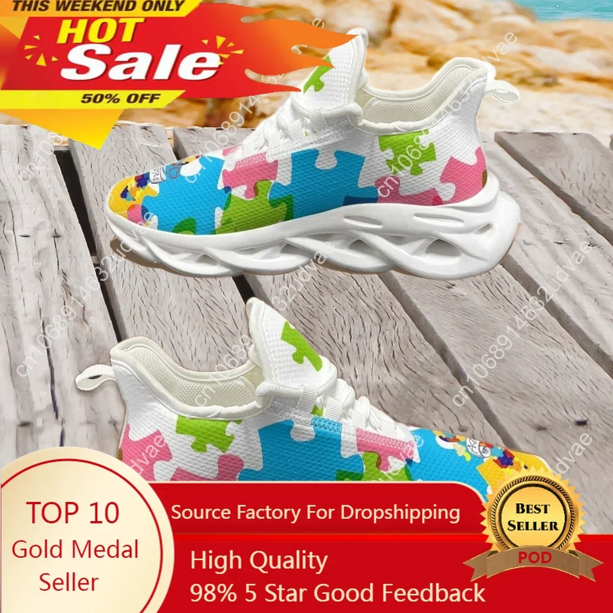 Autism Awareness Sports Runnin - Men'S Shoes Quality ulasan dan harga
