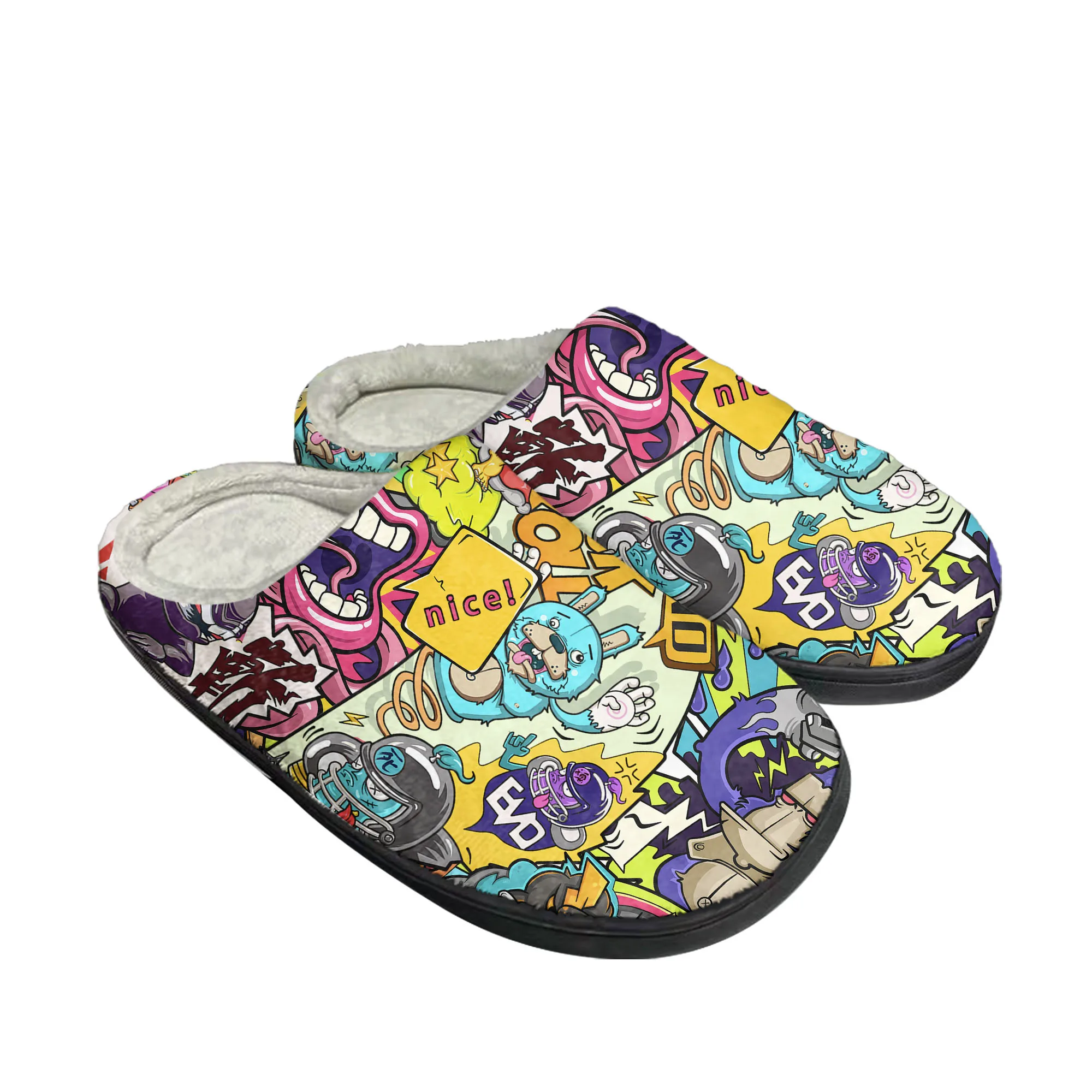 Street Art Graffiti Home Cotto - Men'S Shoes Quality ulasan dan harga