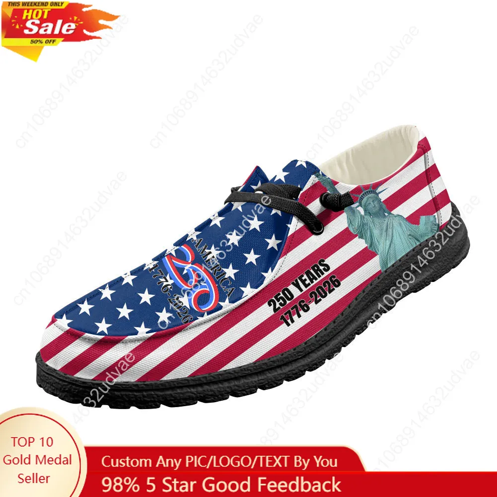 America 250th Anniversary 1776 - Men Shoes Black ulasan dan harga