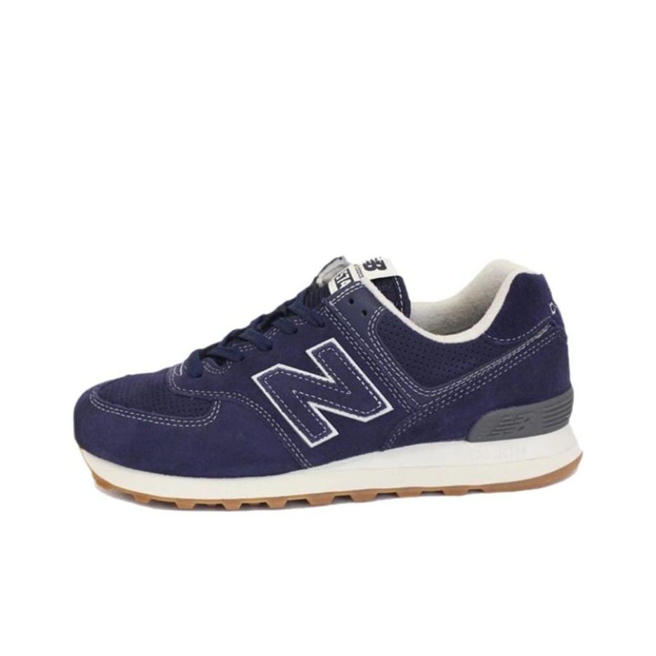 New Balance NB 574 Abrasion Re - Men'S Shoes Navy Blue ulasan dan harga