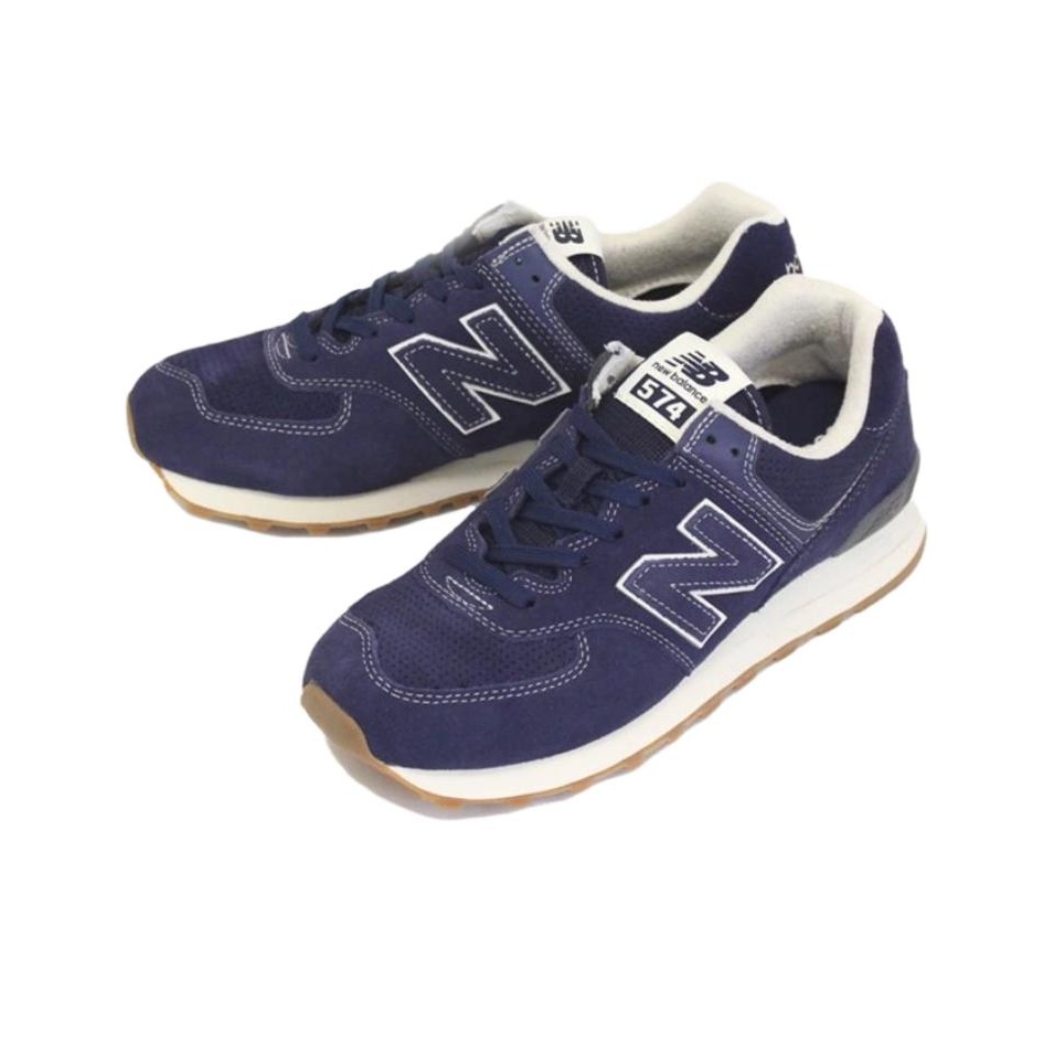New Balance NB 574 Abrasion Re - Men'S Shoes Navy Blue ulasan dan harga