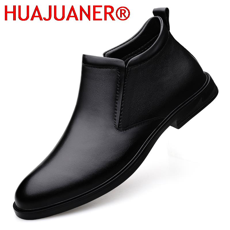 Chelsea Boots Black Men's Shor - Men'S Shoes Dress Casual ulasan dan harga