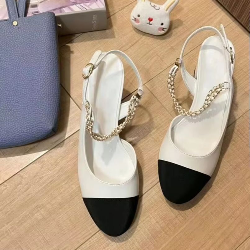 Women Slingback Pumps Two Tone - Dress Shoe Pointed ulasan dan harga