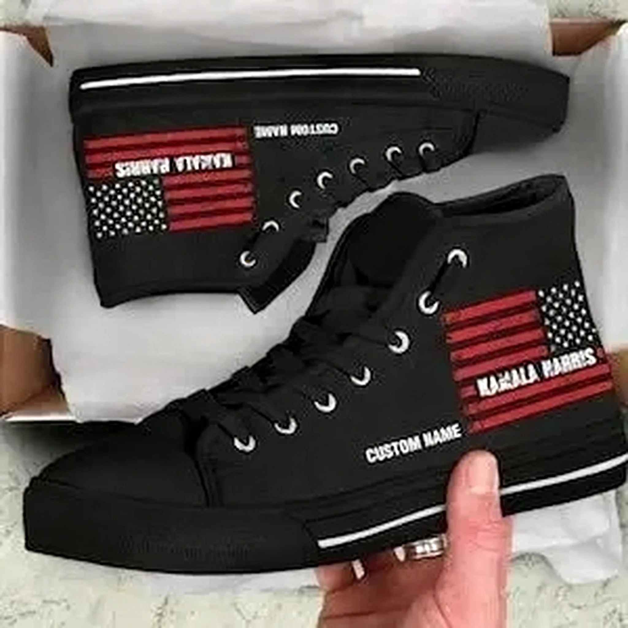 Elections Custom Name High Top - Men Shoes Name ulasan dan harga