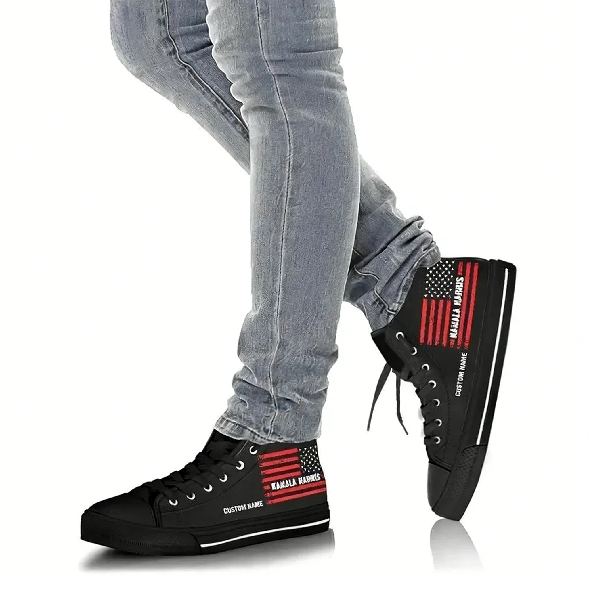 Elections Custom Name High Top - Men Shoes Name ulasan dan harga