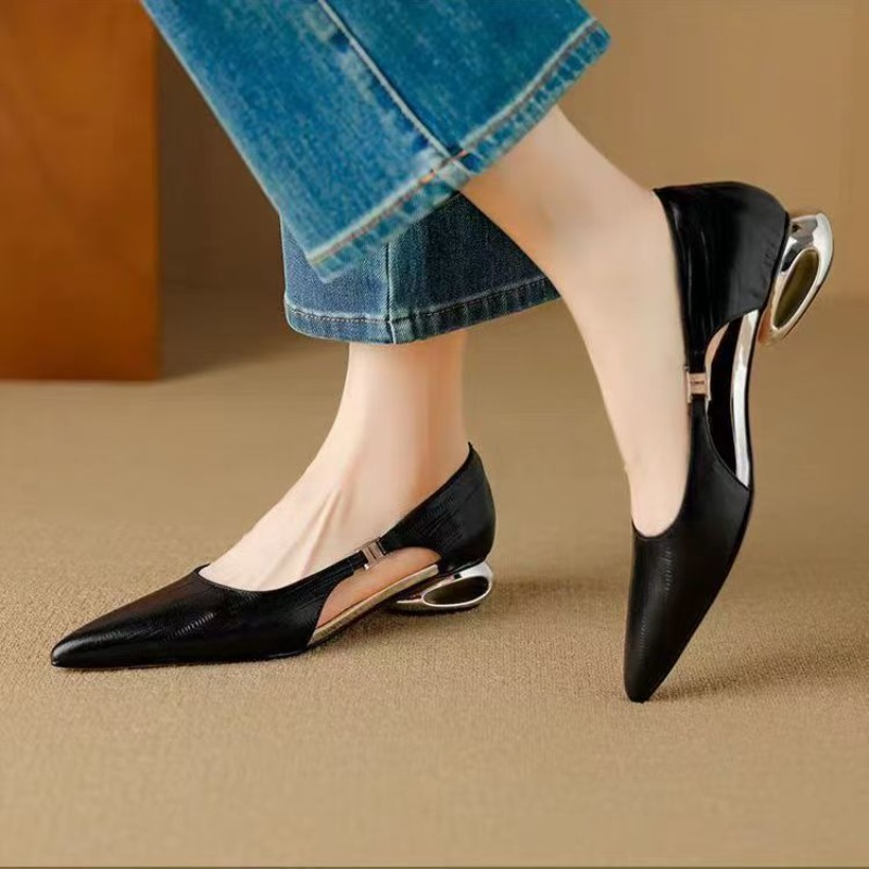New Summer Classic Solid Color - Dress Shoe Pointed ulasan dan harga