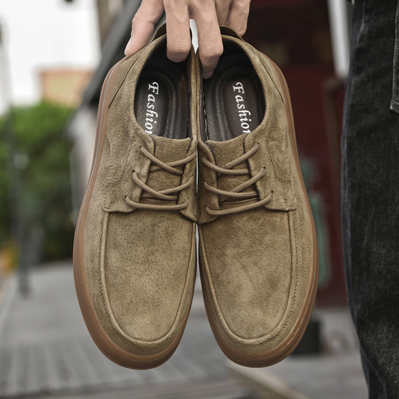 High Quality Suede Leather Cas - Men'S Shoes Dress Casual ulasan dan harga