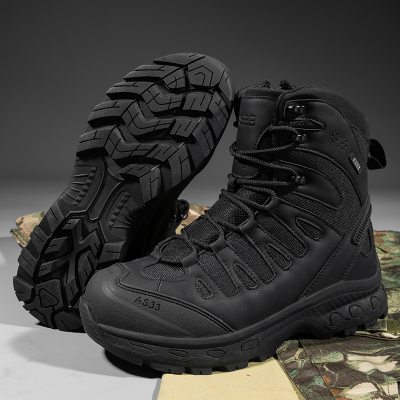 Men Tactical Boots Lace Up Bra - Men Shoes Brands ulasan dan harga