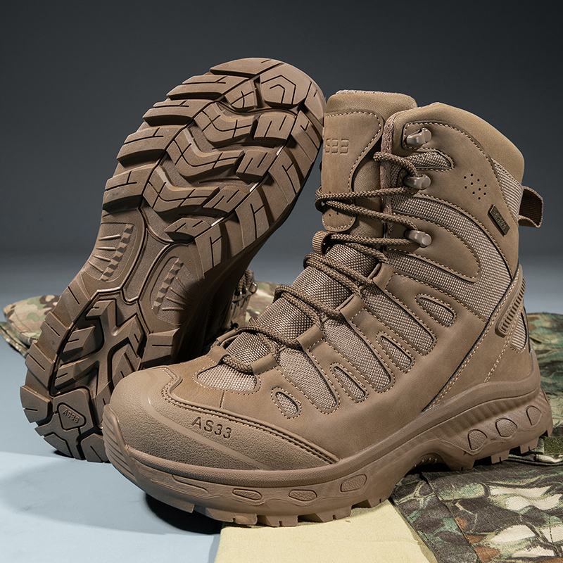 Men Tactical Boots Lace Up Bra - Men Shoes Brands ulasan dan harga