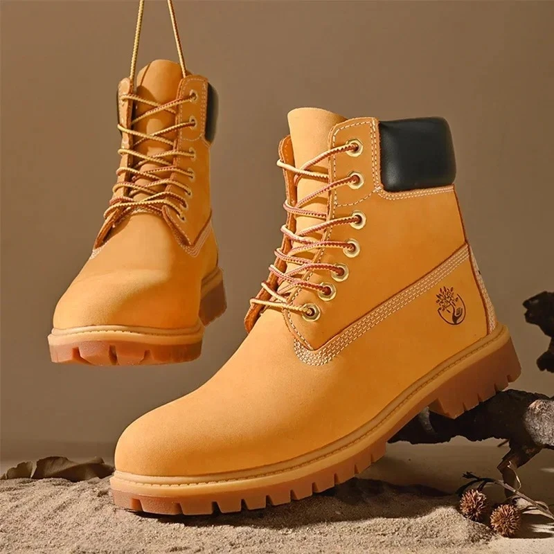 Boots Men High Top Boots High  - Men Shoes Type ulasan dan harga