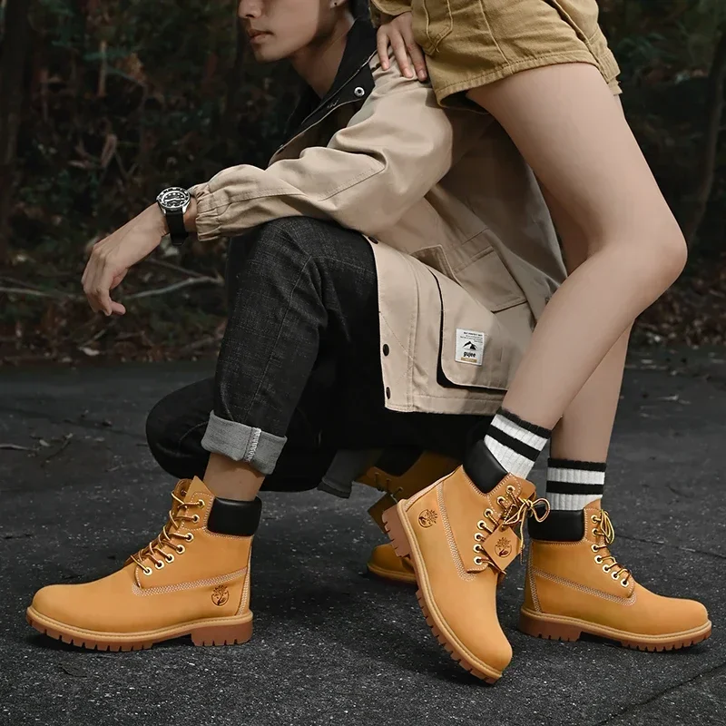 Boots Men High Top Boots High  - Men Shoes Type ulasan dan harga